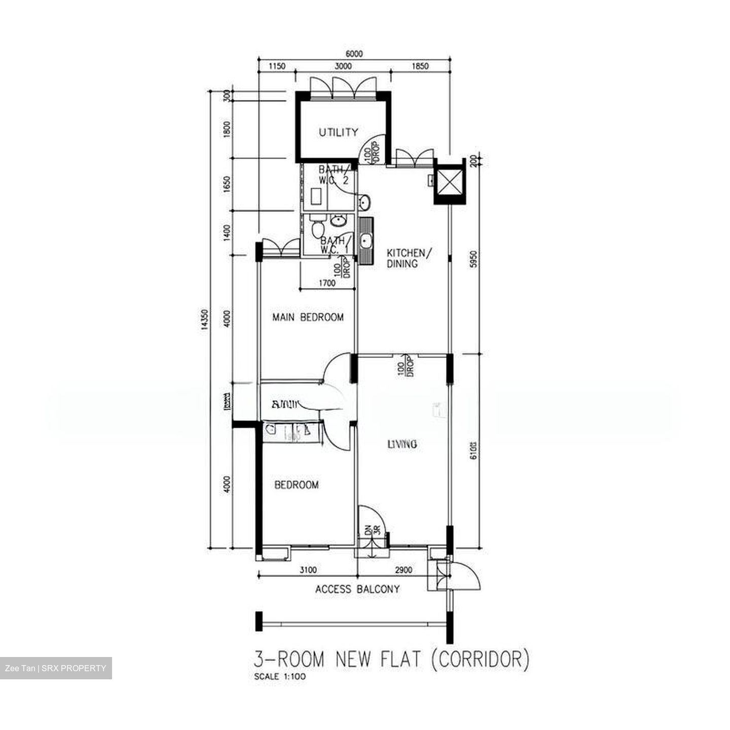 Blk 346 Teck Ghee Evergreen (Ang Mo Kio), HDB 3 Rooms #515605521